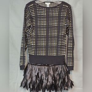 AUTHENTIC 80s Vintage Dior Disco Glam Jumper Knit Sweater